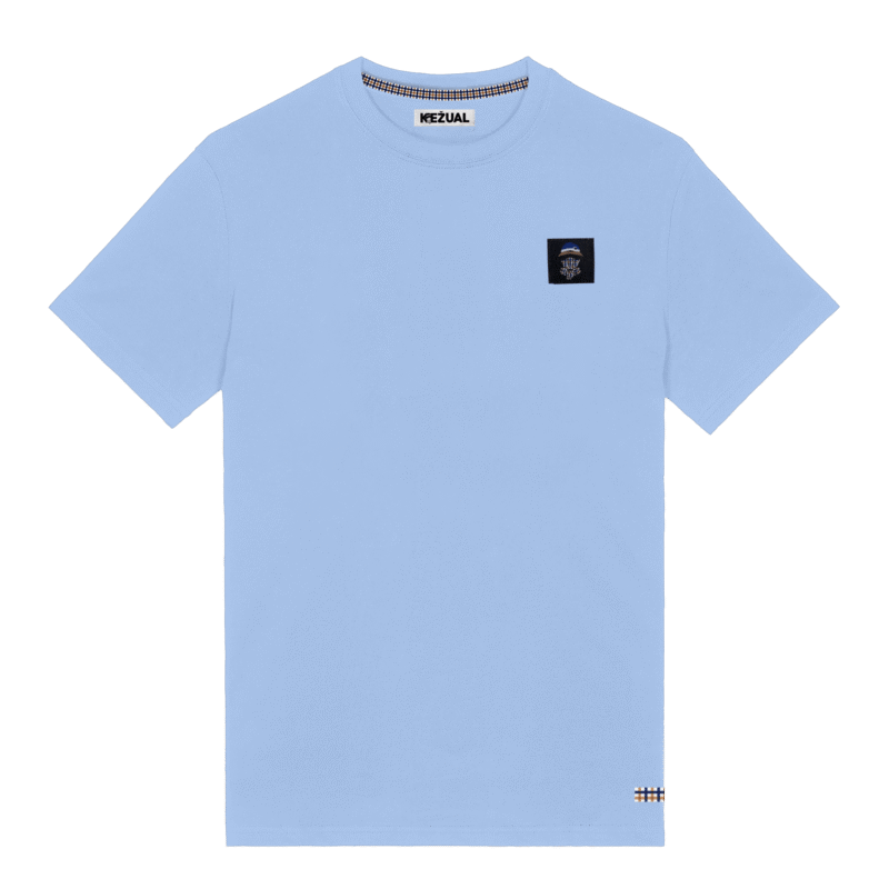 Kežual Logo majica svetlo plava
