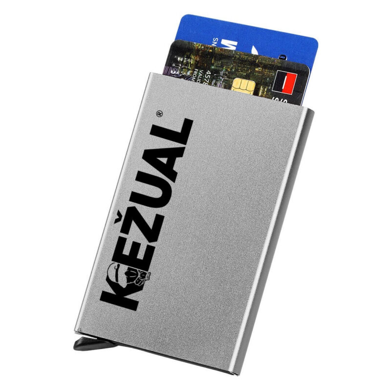 Kezual novcanik za kartice sivi