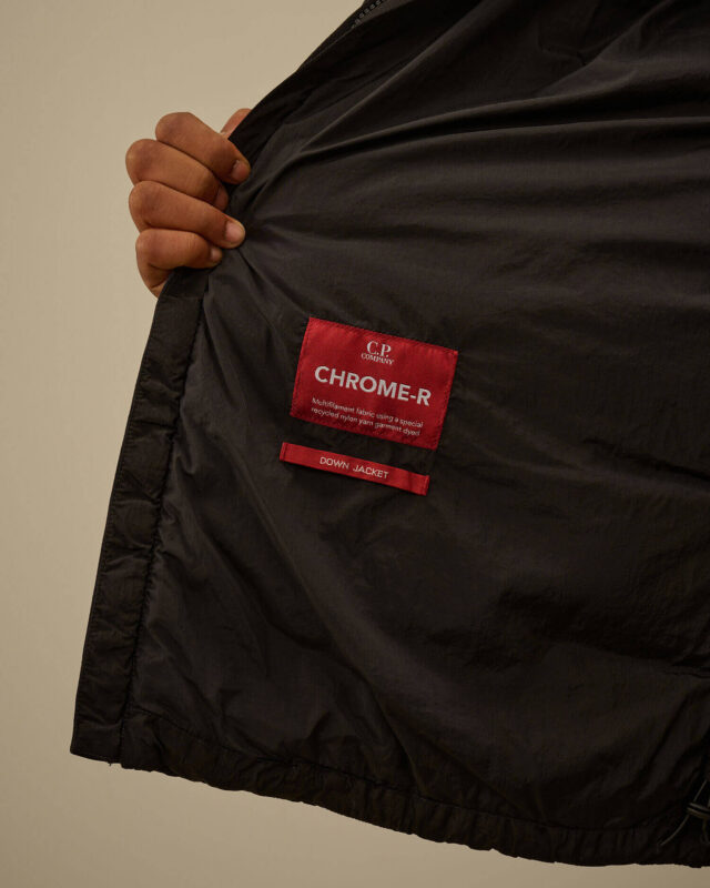 CP Company Chrome-R Goggle Down jakna crna-2