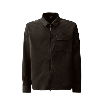 CP Company Gabardine lens overshirt jakna crna