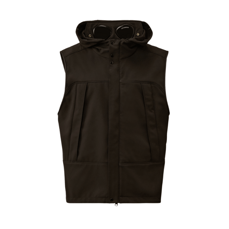 CP Company Softshell Goggle prsluk crni