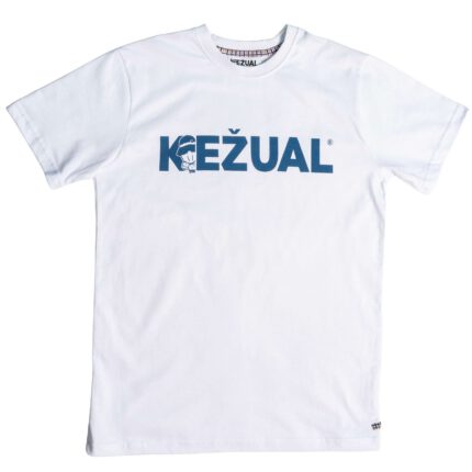 Kežual Biggie majica bela teget