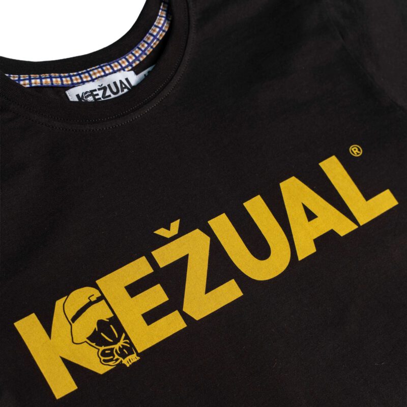 Kežual Biggie majica crno žuta-3