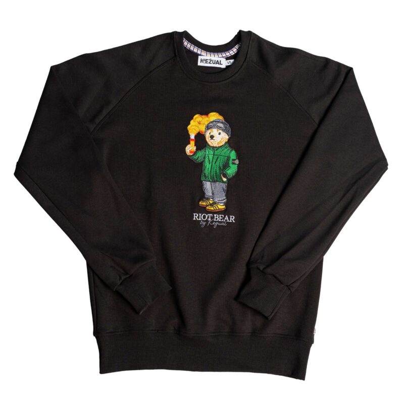 Kežual Riot Bear duks crni