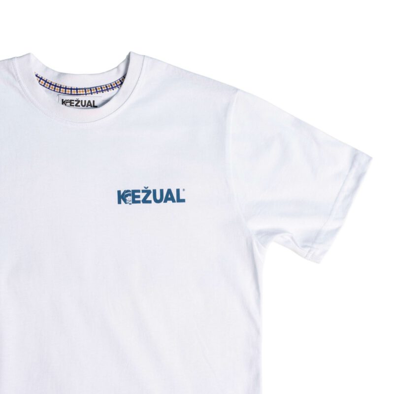 Kežual Smalls majica bela teget