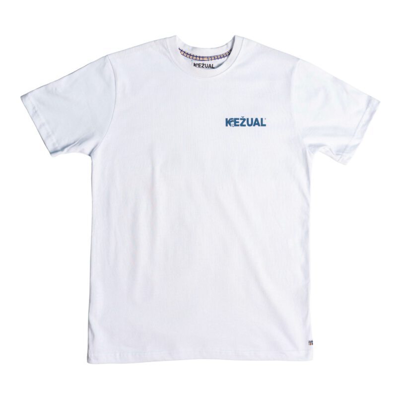 Kežual Smalls majica bela teget