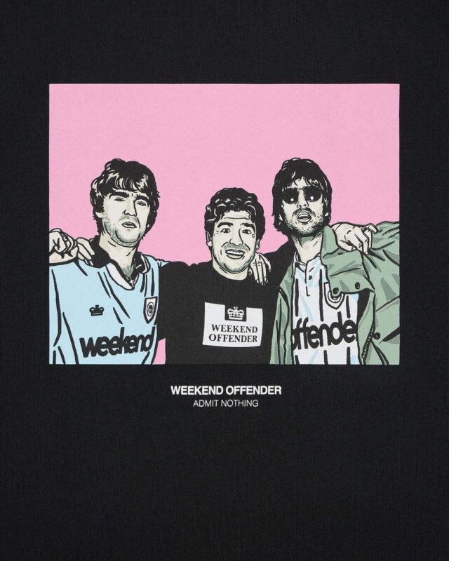 Weekend Offender Diego majica crna