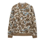 Weekend Offender Difranco Camo džemper tobacco