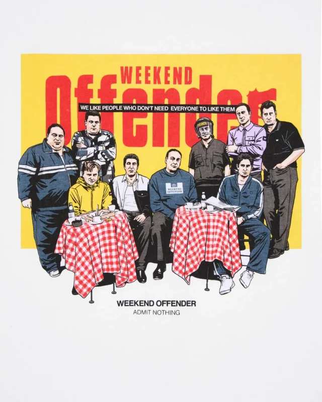 Weekend Offender Satriales majica bela