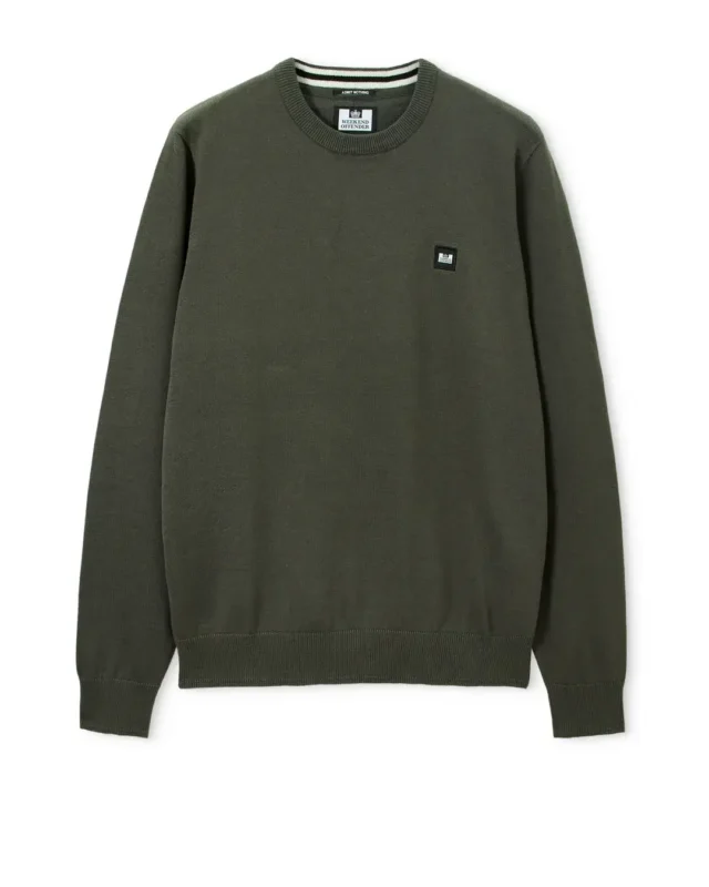 Weekend Offender Solace džemper maslinasto zeleni