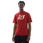 Peaceful Hooligan Outline majica crvena