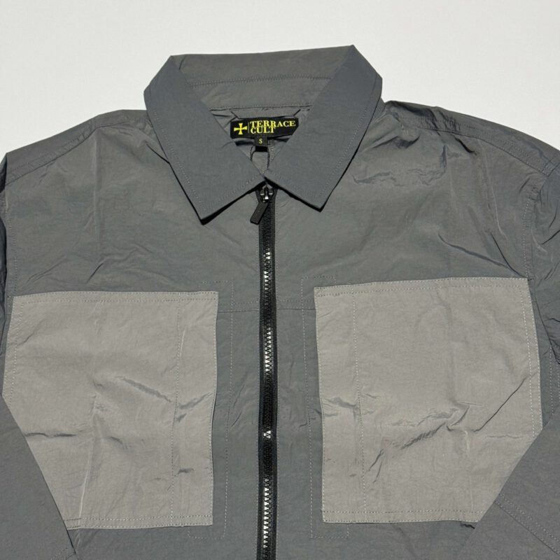 Terrace Cult Brasco Overshirt jakna siva