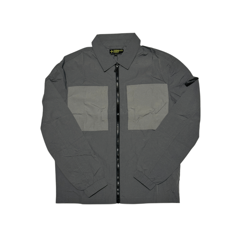Terrace Cult Brasco Overshirt jakna siva