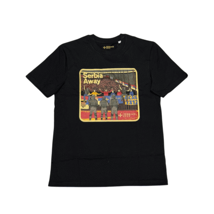 Terrace Cult Serbia Away 2.0 majica crna