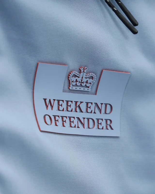 Weekend Offender Frusciante Polar Fleece duks svetlo plavi-2