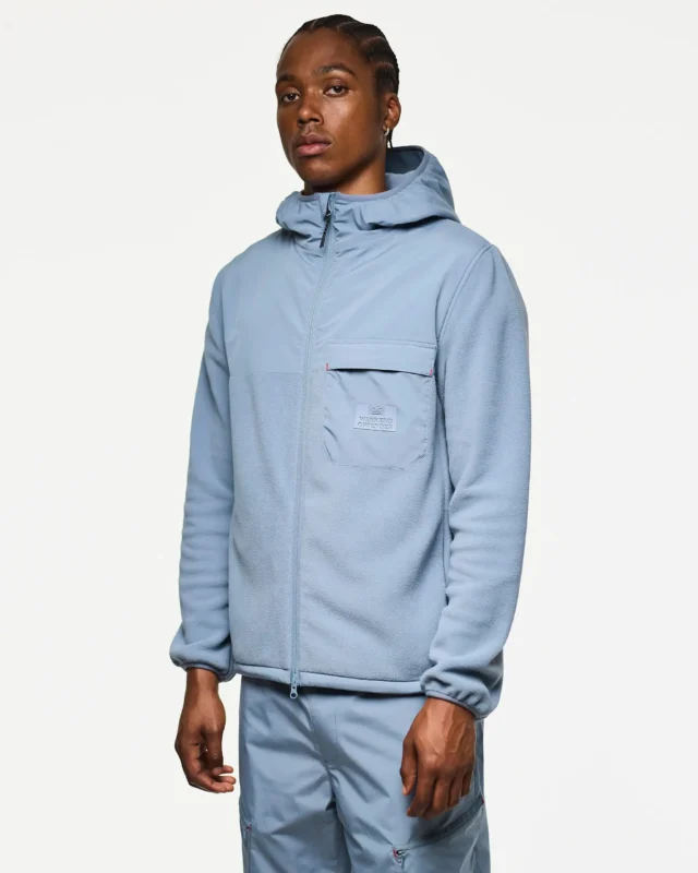 Weekend Offender Frusciante Polar Fleece duks svetlo plavi-3