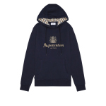 Aquascutum Big Logo duks sa kapuljačom teget