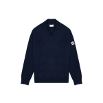 Aquascutum Lambswool 1/4 zip džemper teget