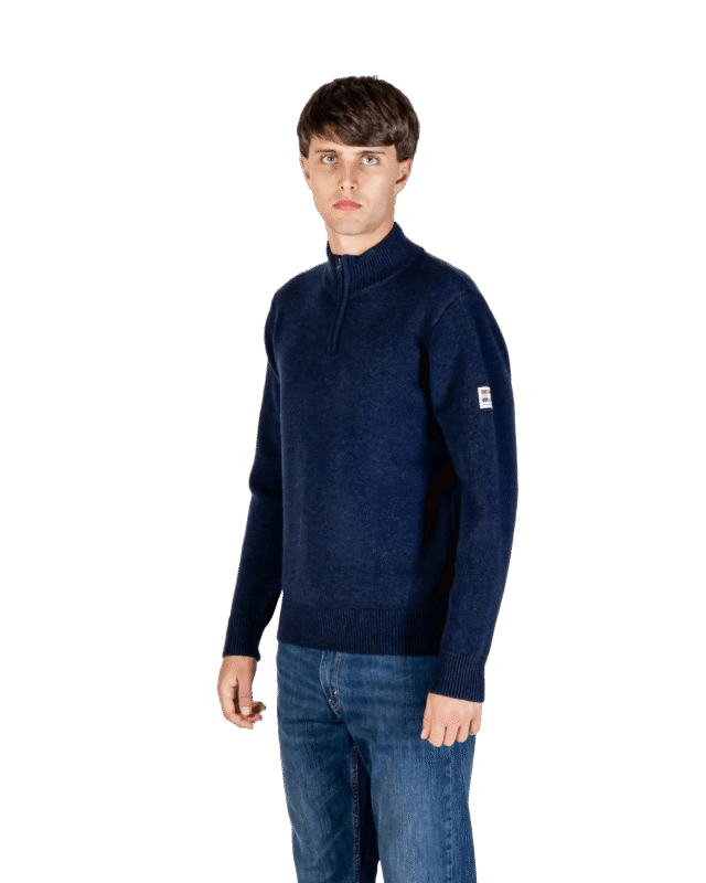 Aquascutum Lambswool 1/4 zip džemper teget