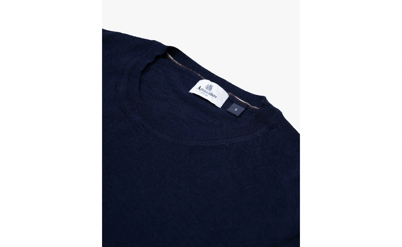 Aquascutum Merino Wool Active džemper teget
