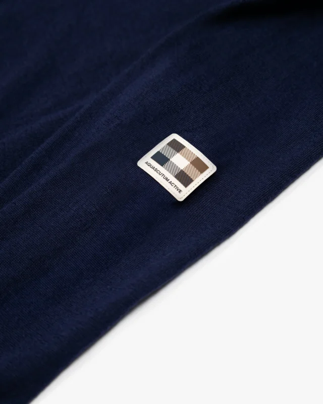 Aquascutum Merino Wool Active džemper teget-3