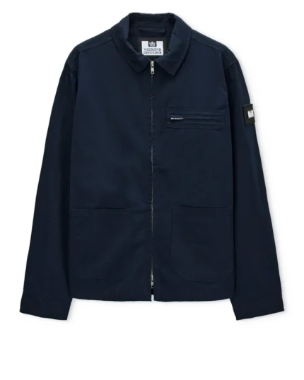 Weekend Offender Caleb overshirt jakna teget-1