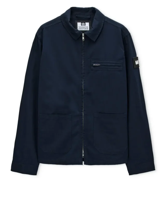 Weekend Offender Caleb overshirt jakna teget