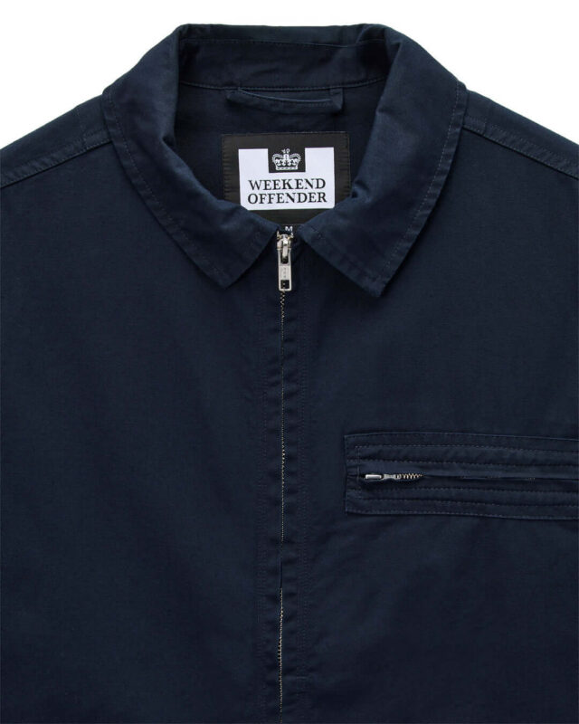 Weekend Offender Caleb overshirt jakna teget