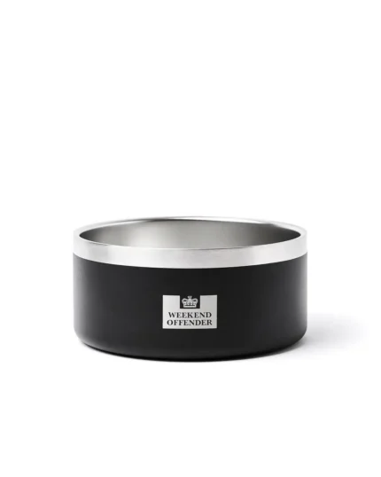 Weekend Offender Small Dog činija crna