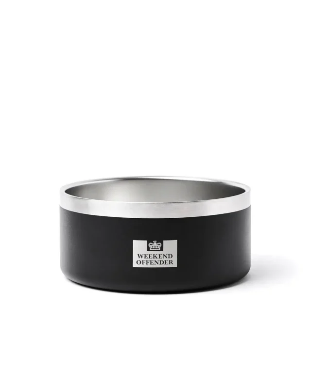 Weekend Offender Small Dog činija crna