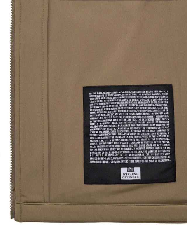 Weekend Offender Stipe jakna tobacco